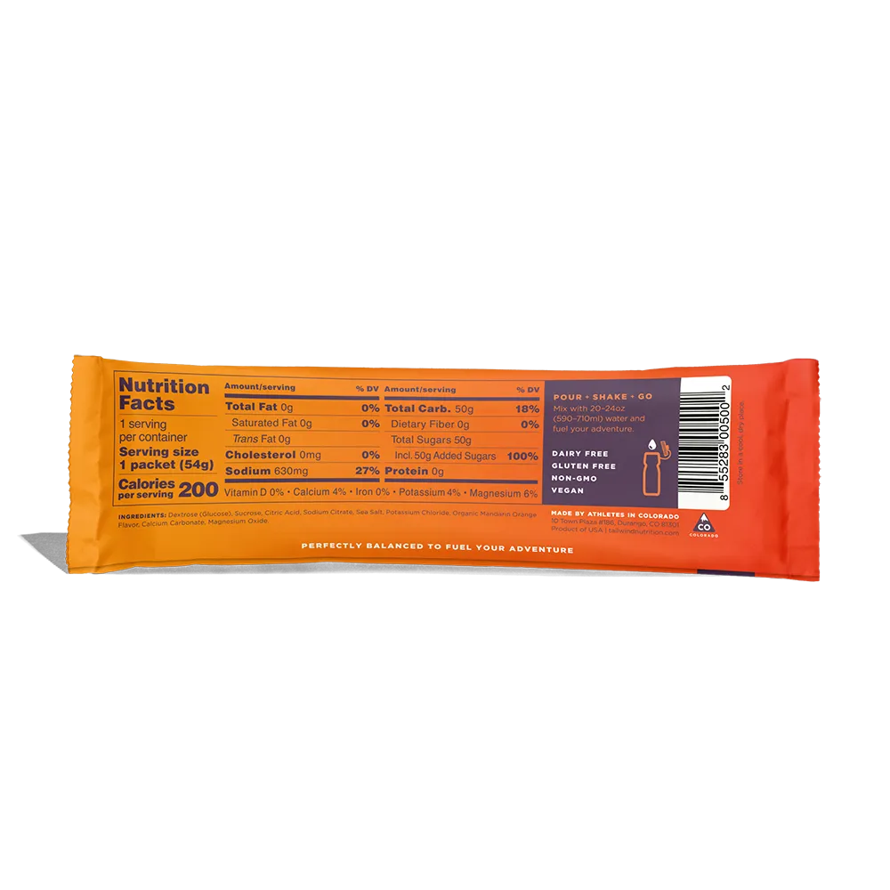 Tailwind Endurance Fuel Stick Pack - Mandarin/Orange