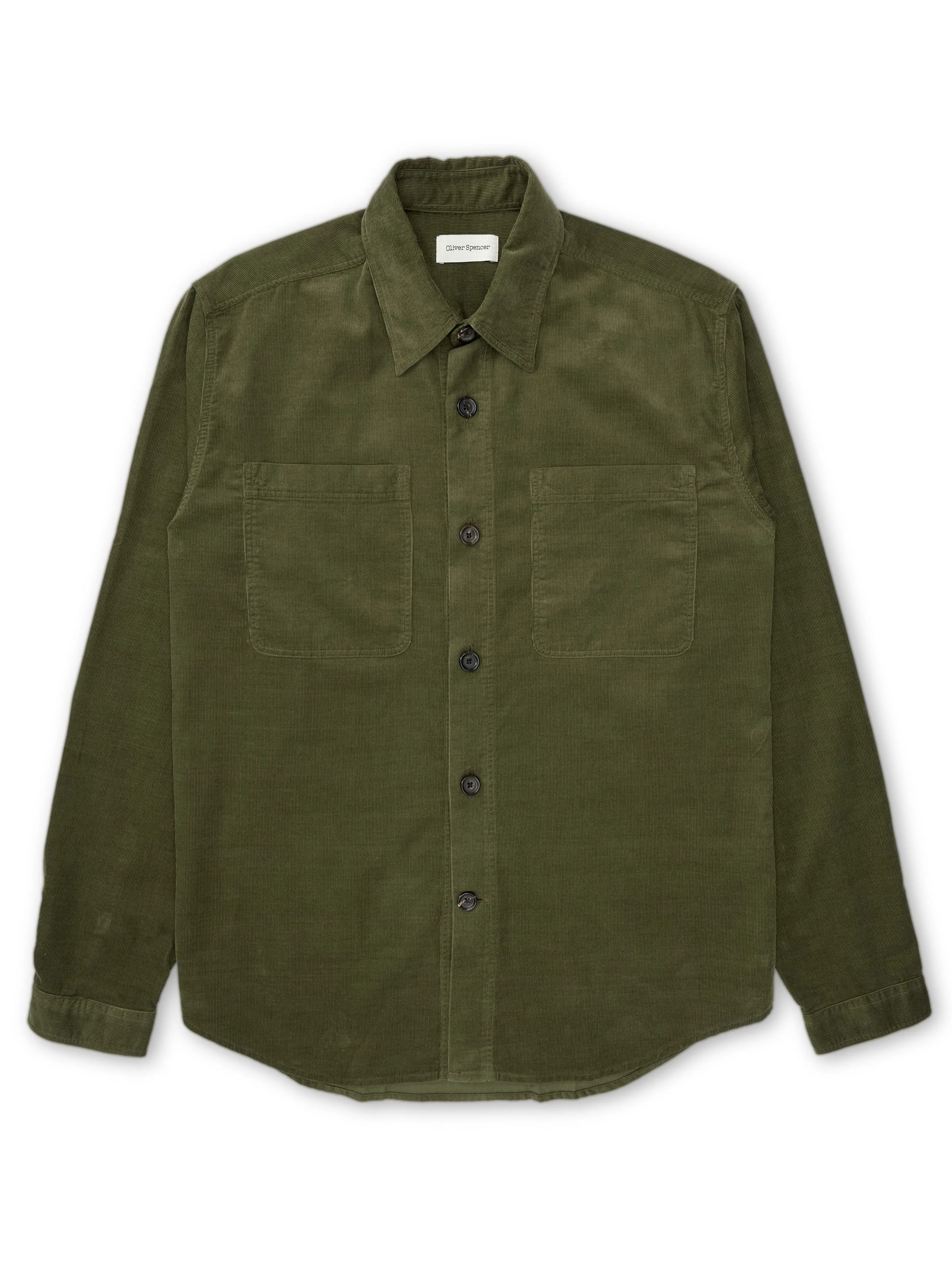 Treviscoe Shirt Mersey Cord Green