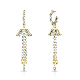 Venetian Angel Hoop Earrings