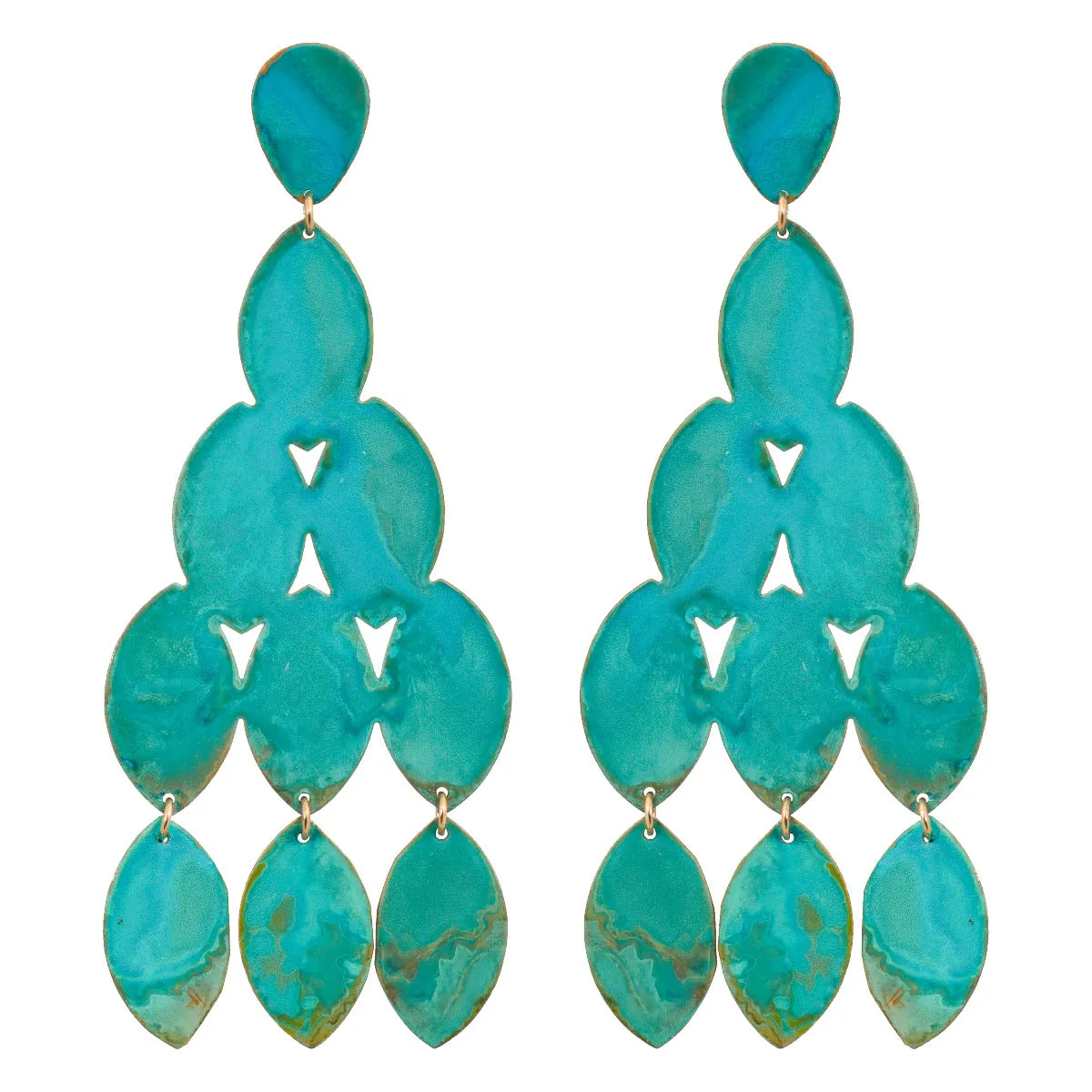 Verdigris Kiketta Earrings