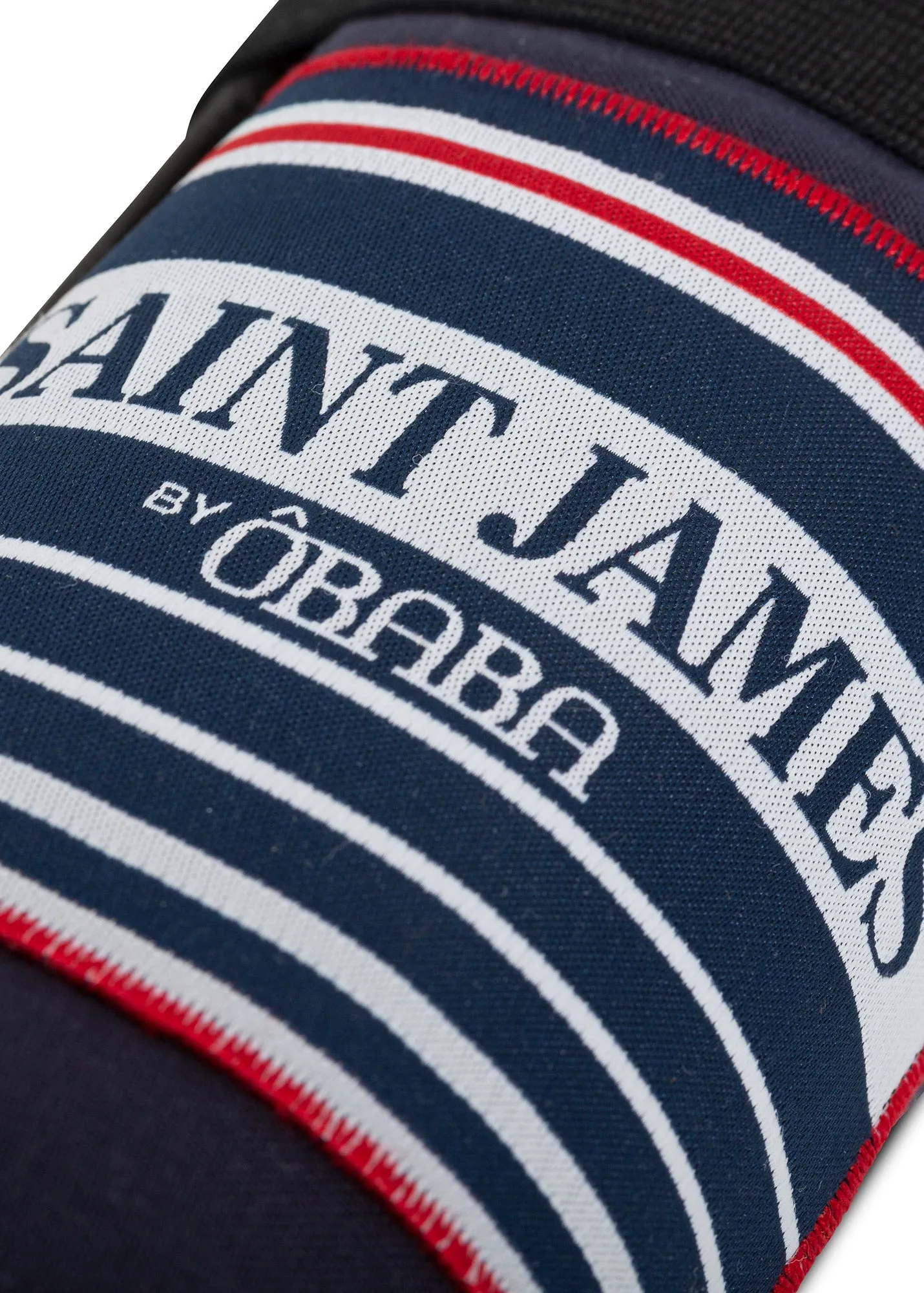 XXL beach towel in cotton - SAINT JAMES x OBABA (MARINE)