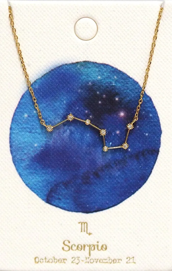 Zodiac Constellation Necklace